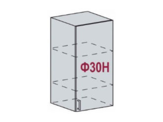 Шкаф навесной ШВ-509 "Ницца" (Дуб фактурный серый)