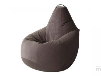 Кресло-мешок «Купер» XL (Велюр коричневый, люкс)