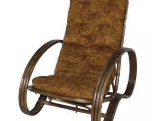SB 1033 кресло для отдыха, ротанг №6+ткань MULAN 152 (650*900)