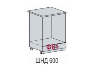 Глетчер Шкаф напольный для встраиваемой техники ШНД-600