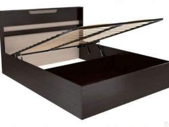 Кровать Юнона Комби 1,6 с подъёмным механизмом (Венге / Дуб)