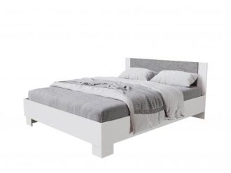 Кровать NOVA 1,4 (Белый / Бетон)