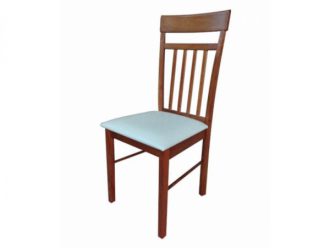 HV CARNATION стул обеденный, цвет ANTIQUE CHERRY 14655/кожзам бежевый
