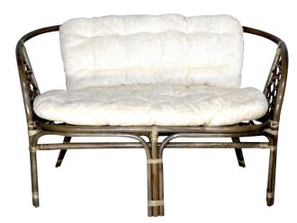 Bahama Подушка для кресла, ткань бежевая (верхняя – 38*44 см; нижняя – D 50 см)